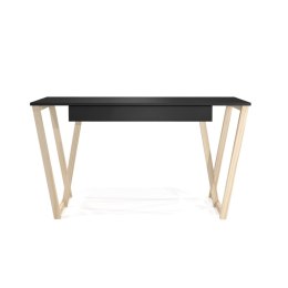 B-V2 - nowoczesne biurko z szufladą w wielu kolorach, drewnopodobnych dekorach, ze sklejki lub forniru