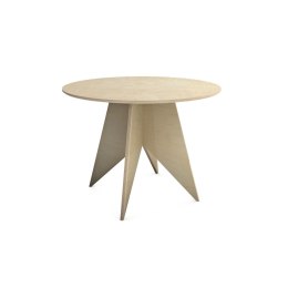 ST-PIN2-PRO Okrągły stół ze sklejki, styl loftowy fi100