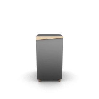 KON-EDGE2 kontenerek pod biurko, szafka nocna z drewnianym uchwytem. Dostępny w wielu kolorach i drewnopodobnych dekorach