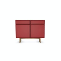 SZ-PIN6.2-COLOR Czerwona, szara, beżowa i w innych kolorach, szeroka szafka, komoda z szufladami, stelaż ze sklejki