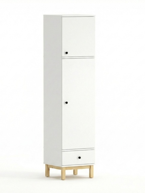 Pojedyncza, wysoka szafa-słupek z jedną szufladą, na wymiar - SZ-MODEL (3.1)