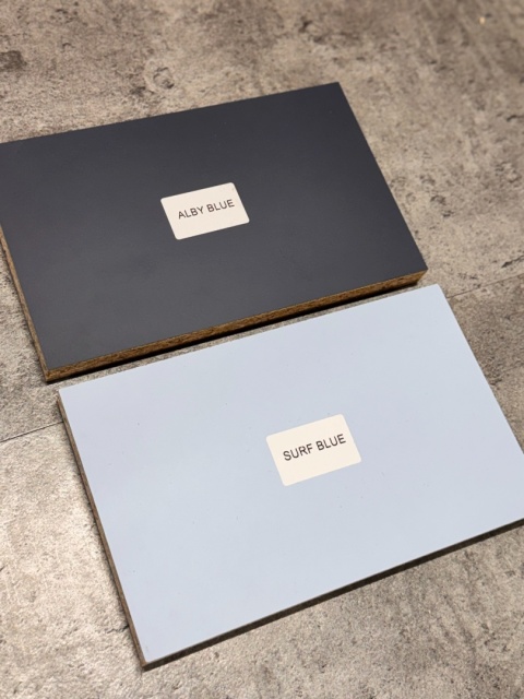 Próbki kolorów i dekorów