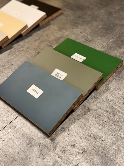 Próbki kolorów i dekorów