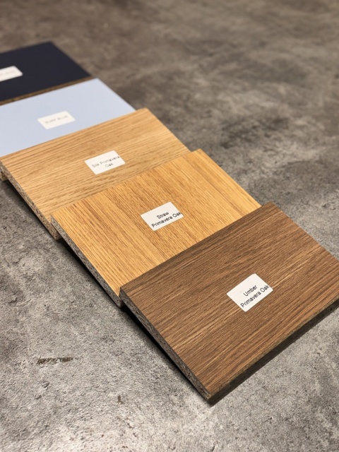 Próbki kolorów i dekorów