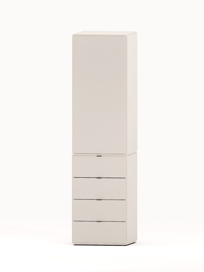 Modułowa szafa SMPL - Słupek z 4 szufladami lub szafa na całą ścianę! Montaż EXPRES (2.1.4)