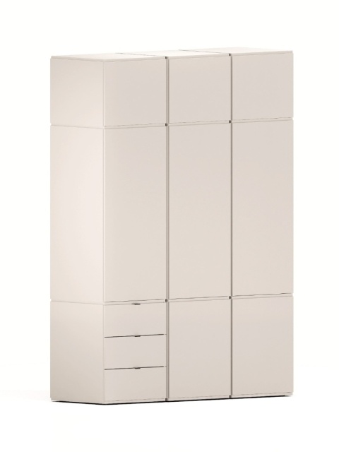 Modułowa szafa SMPL. Konfiguruj: 3 szuflady lub szafka, wymiary, kolory. Montaż EXPRES. (3.1.3)