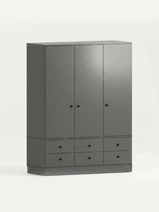 Trzydrzwiowa szafa na wymiar. Aż 6 szuflad! - SZ-MODEL (2.3)