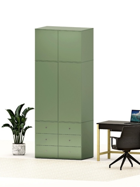 Szafa z nadstawką, 3 rzędy szuflad lub szafki, wysoka nawet do sufitu - SZ-MODEL (3.2)