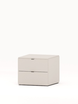 SMPL - modułowa szafka/komoda z dwiema szufladami lub szafką, kolory i drewnopodobne dekory (1.1)