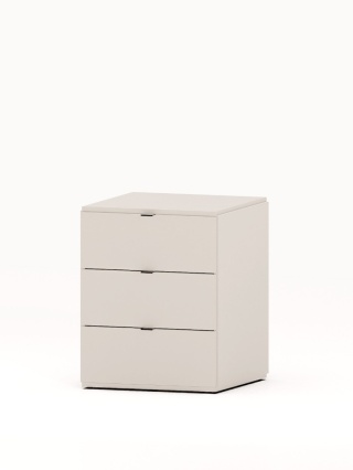 SMPL - modułowa szafka/komoda z trzema szufladami lub szafką, kolory i drewnopodobne dekory (1.1)