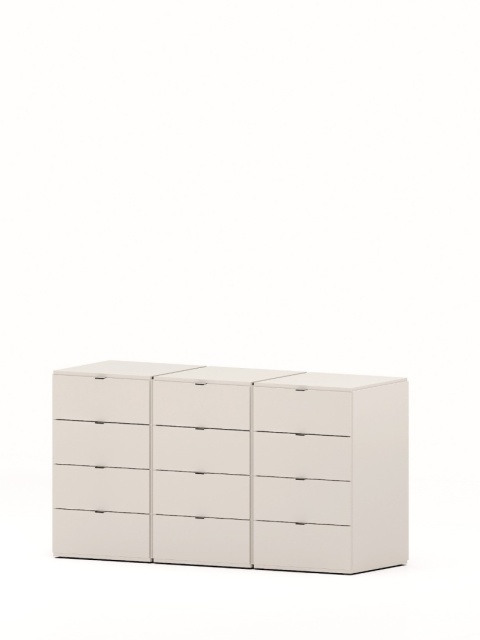 Szafka z której stworzysz oryginalną komodę! - SMPL - Moduł z 4 szufladami lub szafką.