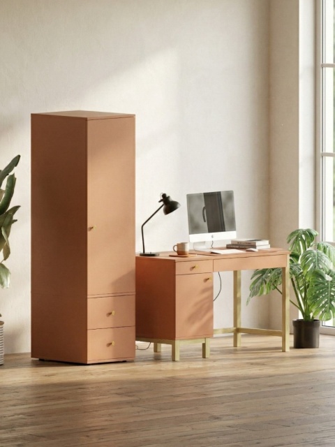 Pojedyncza szafa-słupek z dwiema szufladami, na wymiar - SZ-MODEL (2.1)