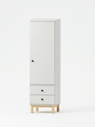 Pojedyncza szafa-słupek z dwiema szufladami, na wymiar - SZ-MODEL (2.1)