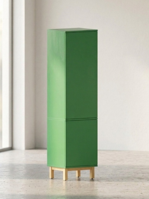 Pojedyncza szafa-słupek z trzema szufladami lub drzwiami, na wymiar - SZ-MODEL (2.1)