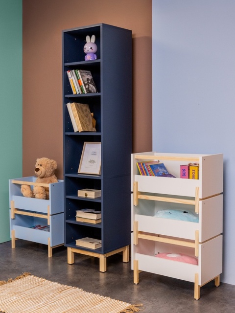 REG-MODEL-5 (2.1) - regał z otwartymi półkami. | Szerokość 40-80 cm | Na wymiar. Kolory i drewnopodobne dekory.