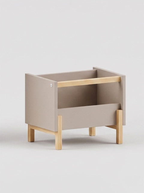 SIMPLBOX 6.0 - skrzynka do pionowego składowania / sztaplowania, kaszmir 44x32x37w