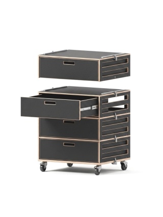 SIMPLBOX-PRO 7.0 - mobilny system do przechowywania. Szuflady-skrzynie.