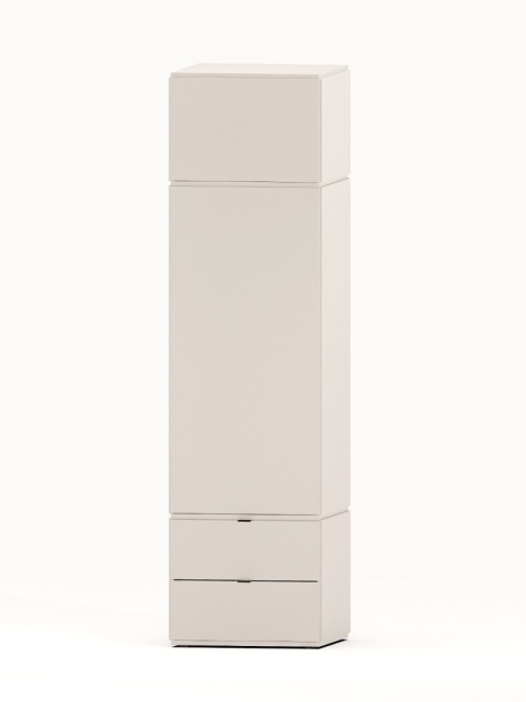 NOWOŚĆ! Nowoczesna, modułowa, szafa w opcji z 2 szufladami - błyskawiczny montaż - SMPL (3.1.2).