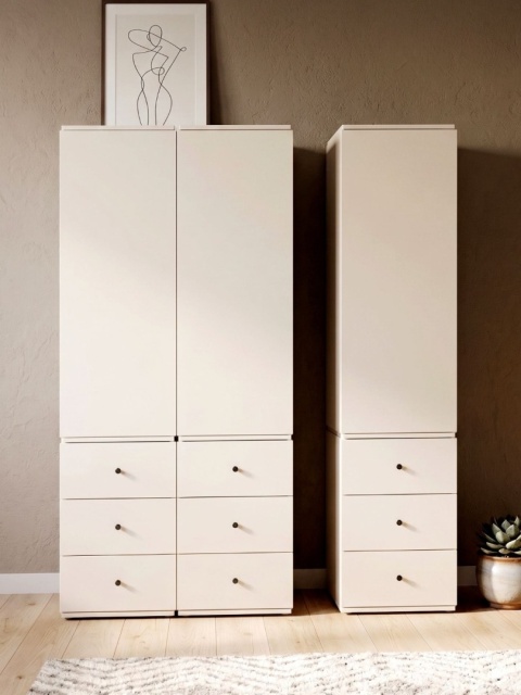 Słupek, którym stworzysz szafę! Kaszmir. SMPL. Gotowy do wysyłki. Prosty montaż! 50x59x195w