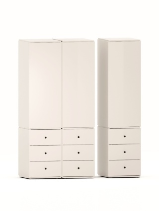 Słupek, którym stworzysz szafę! Kaszmir. SMPL. Gotowy do wysyłki. Prosty montaż! 50x59x195w