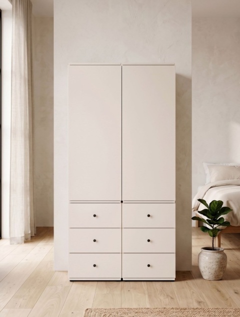 Słupek, którym stworzysz szafę! Kaszmir. SMPL. Gotowy do wysyłki. Prosty montaż! 50x59x195w