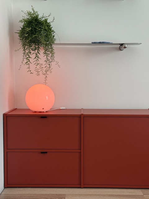 VOEK (2.2) - szafka, regał, komoda. 2 dwupoziomowe moduły, konfiguruj: wymiary, wyposażenie (szafki, półki, szuflady) i kolory