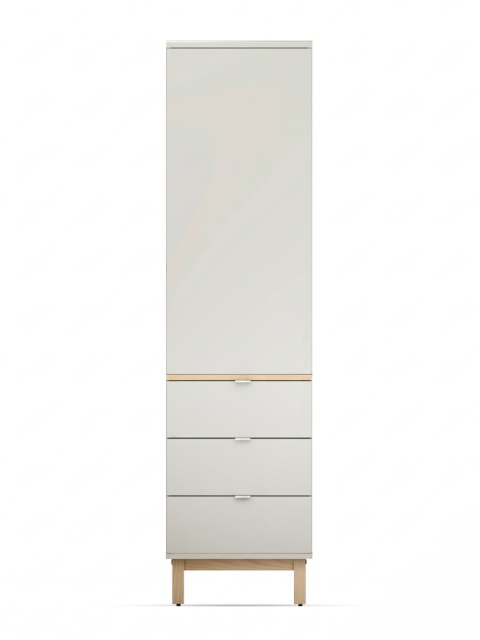 Wariant: jednokolumnowa szafa-słupek | 40x55x190cm | trzy szuflady lub drzwiczki - SZ-MODEL (2.1)