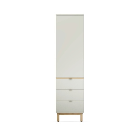 Wariant: jednokolumnowa szafa-słupek | 40x55x190cm | trzy szuflady lub drzwiczki - SZ-MODEL (2.1)