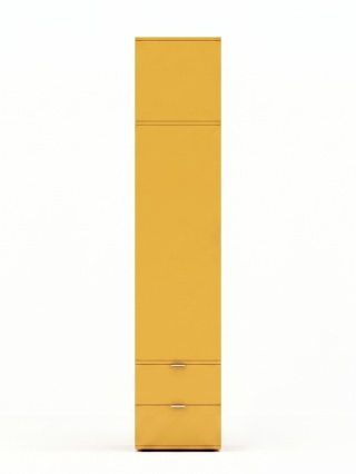 Wariant: jednokolumnowa szafa-słupek z nadstawką | 40x55x211cm | dwie szuflady - SZ-MODEL (3.1)