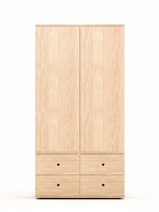 Wariant: szafa dwudrzwiowa | 100x55x171cm | cztery szuflady - SZ-MODEL (2.2)