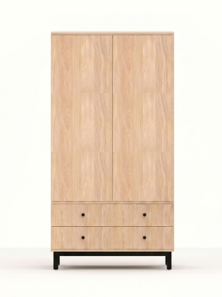 Wariant: szafa dwudrzwiowa | 80x55x171cm | dwie szerokie szuflady - SZ-MODEL (2.2)