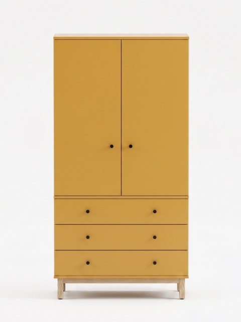 Wariant: szafa dwudrzwiowa | 80x55x190cm | trzy szerokie szuflady - SZ-MODEL (2.2)