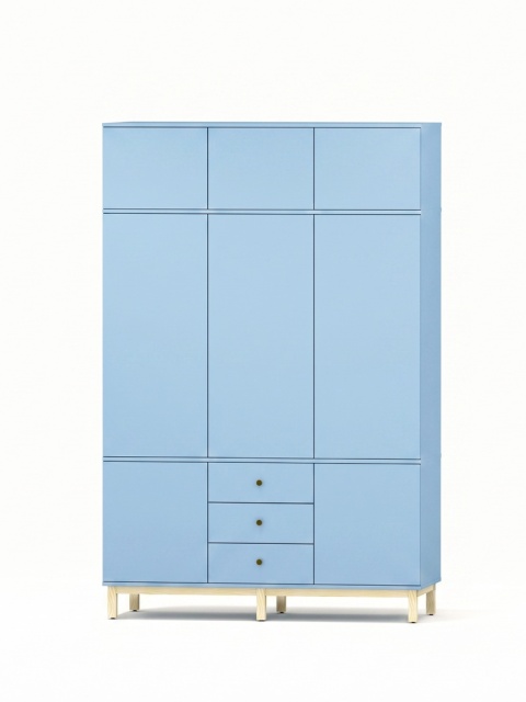Wariant: szeroka, trzydrzwiowa szafa z nadstawką | 140x55x230cm | szafki i szuflady - SZ-MODEL (3.3)