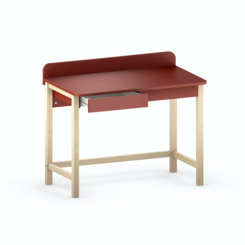 B-DES8-czerwone-biurko-z-szufladami-i-przegroda-dla-dziecka