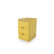 KON-DES2-COLOR Żółty kontenerek pod biurko/ szafka nocna z trzema szufladami
