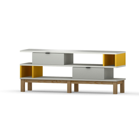 RTV-MODEL2 - kolorowa szafka RTV, różne opcje montażu (wys. 49cm) RTV-MODEL2 - kolorowa szafka RTV, różne opcje montażu (wys. 49cm)