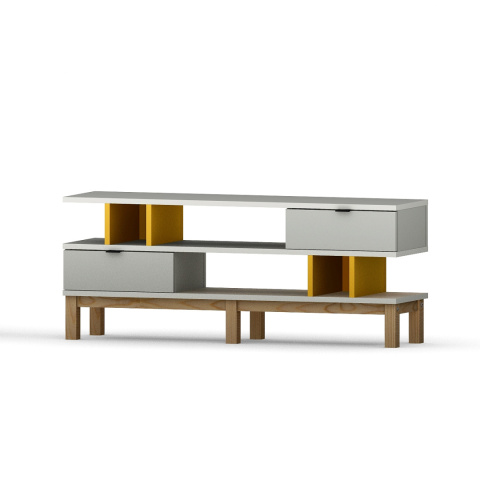 RTV-MODEL2 - kolorowa szafka RTV, różne opcje montażu (wys. 49cm) RTV-MODEL2 - kolorowa szafka RTV, różne opcje montażu (wys. 49cm)