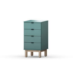 SZ-MODEL2 (1.1) - niska szafka, kontener, drzwiczki lub szuflady. Na wymiar. Kolory i drewnopodobne dekory.