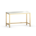 B-DES3 biurko w stylu skandynawskim, na drewnianych nogach w wielu kolorach, drewnopodobnych dekorach, ze sklejki i forniru