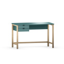 B-DES7 biurko skandynawskie z bocznymi szufladami. Do wyboru wiele rozmiarów, kolorów, drewnopodobnych dekorów, fornir i sklejka