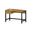 B-DES7 biurko skandynawskie z bocznymi szufladami. Do wyboru wiele rozmiarów, kolorów, drewnopodobnych dekorów, fornir i sklejka