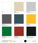 KON-DES1-COLOR Szary, popielaty kontener pod biurko /szafka nocna.