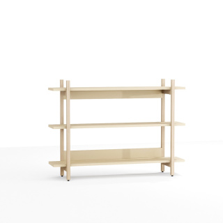 REG-MINI2 - minimalistyczny, otwarty regał z półkami. Drewniany stelaż, do wyboru modne kolory i drewnopodobne dekory