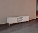 RTV-MODEL2 - szafka rtv z Twoim wyborem szerokości (120-180cm) i wyposażenia: szuflady, szafki, półki