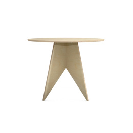 ST-PIN2 - okrągły stół ze sklejki w stylu skandynawskim z blatem w wielu kolorach
