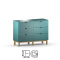 SZ-MODEL2 (1.2) - niska szafka, komoda, drzwiczki lub szuflady. Na wymiar. Kolory i drewnopodobne dekory.