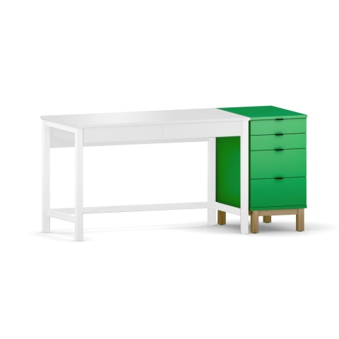 D-DES5 - dostawka/kontenerek z szufladami do biurka. Wiele rozmiarów, kolorów, drewnopodobnych dekorów, ze sklejki lub forniru