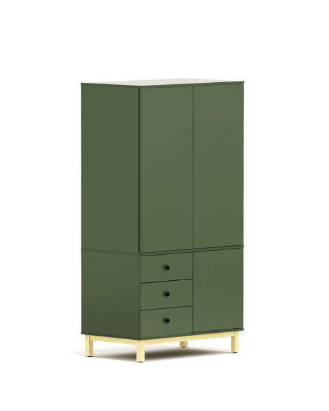 Dwupoziomowa, dwukolumnowa szafa z trzema szufladami - SZ-MODEL-2.2 Dwupoziomowa, dwukolumnowa szafa z trzema szufladami - SZ-MODEL-2.2