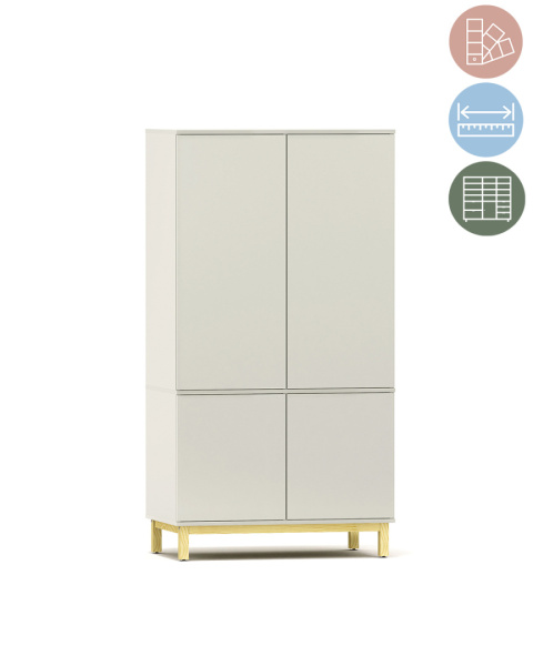 Dwupoziomowa i dwukolumnowa szafa - SZ-MODEL-2.2 Dwupoziomowa i dwukolumnowa szafa - SZ-MODEL-2.2