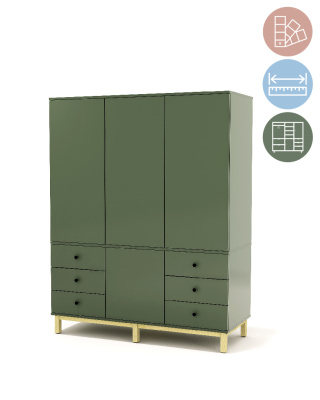 Szeroka szafa z 6 szufladami - SZ-MODEL-2.3